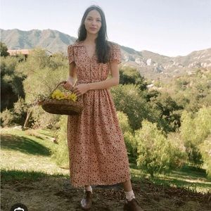 Christy dawn dawn dress in mandarin floral excellent condition!